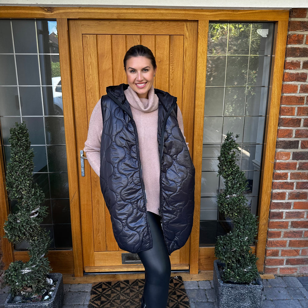 Love Quilted Body Warmer - Blush Boutique Essex