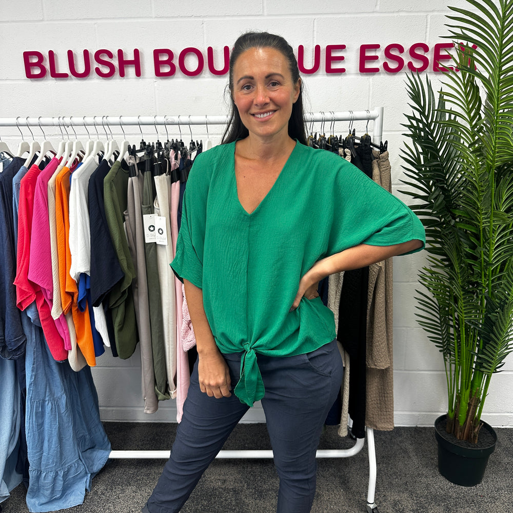 Chantelle Tie Top - Blush Boutique Essex