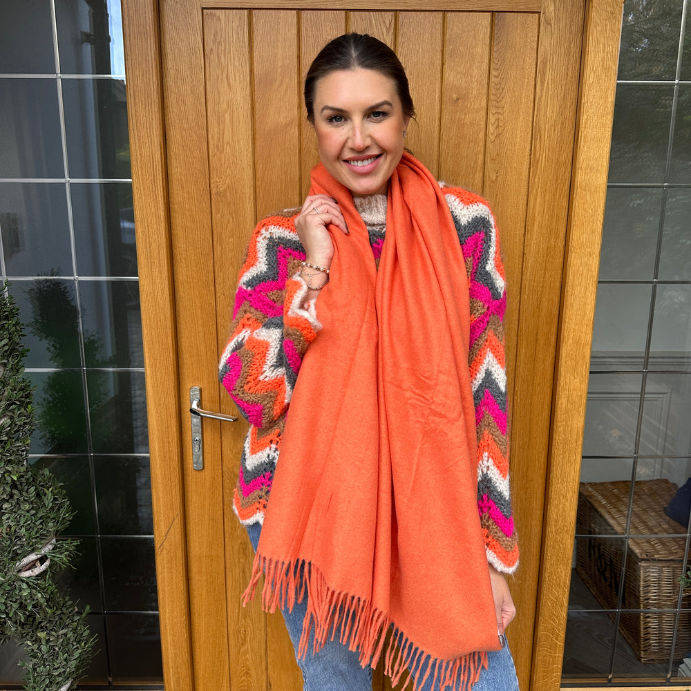 Plain Scarf - Blush Boutique Essex