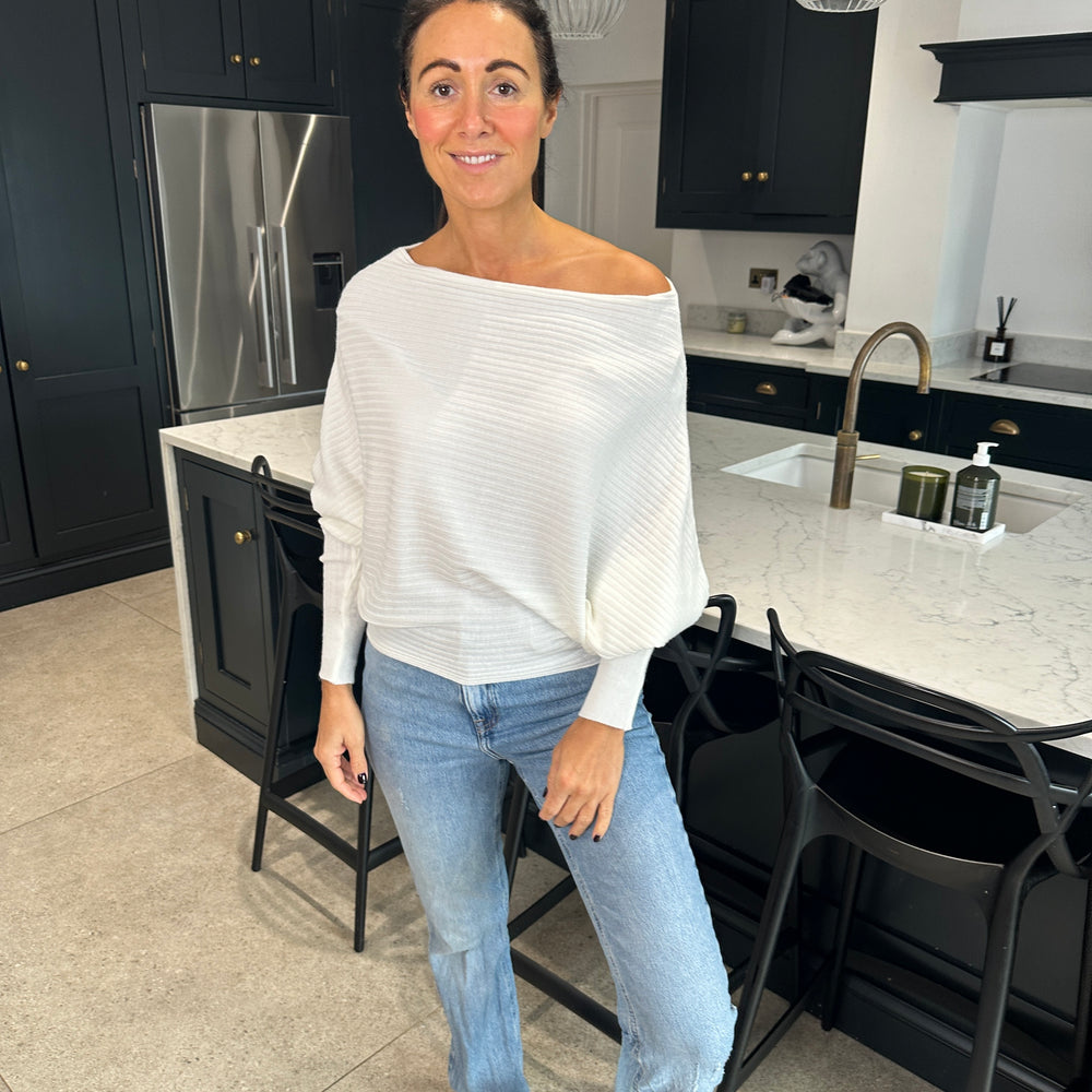 Sammie Ribbed Jumper - Blush Boutique Essex