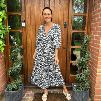 Sarah Leopard Dress - Blush Boutique Essex