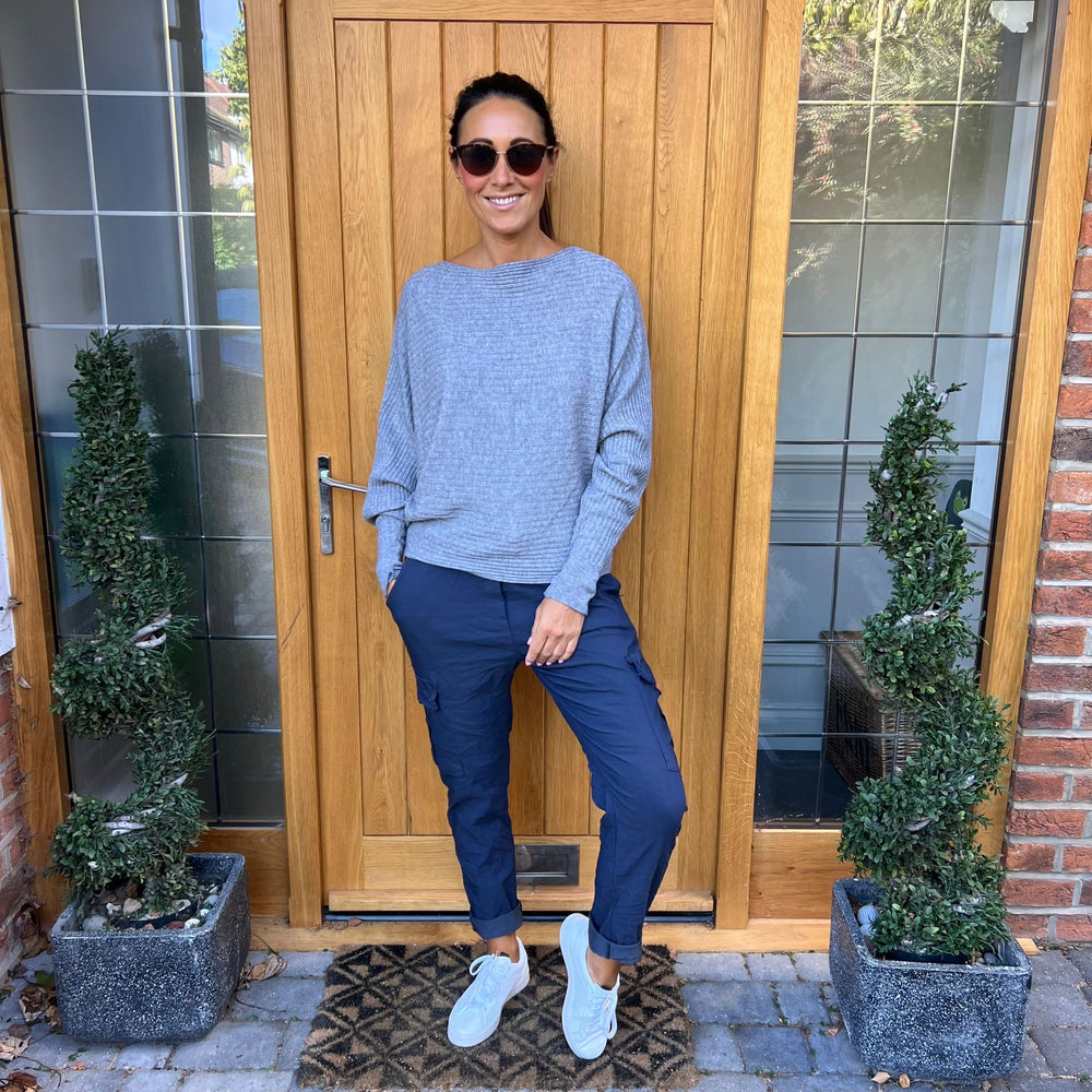 Sammie Ribbed Jumper - Blush Boutique Essex