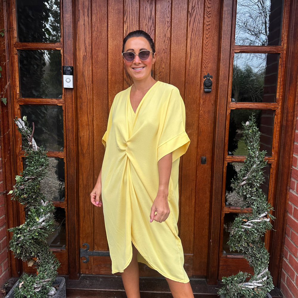 Tiffany Maxi Knot Dress - Blush Boutique Essex
