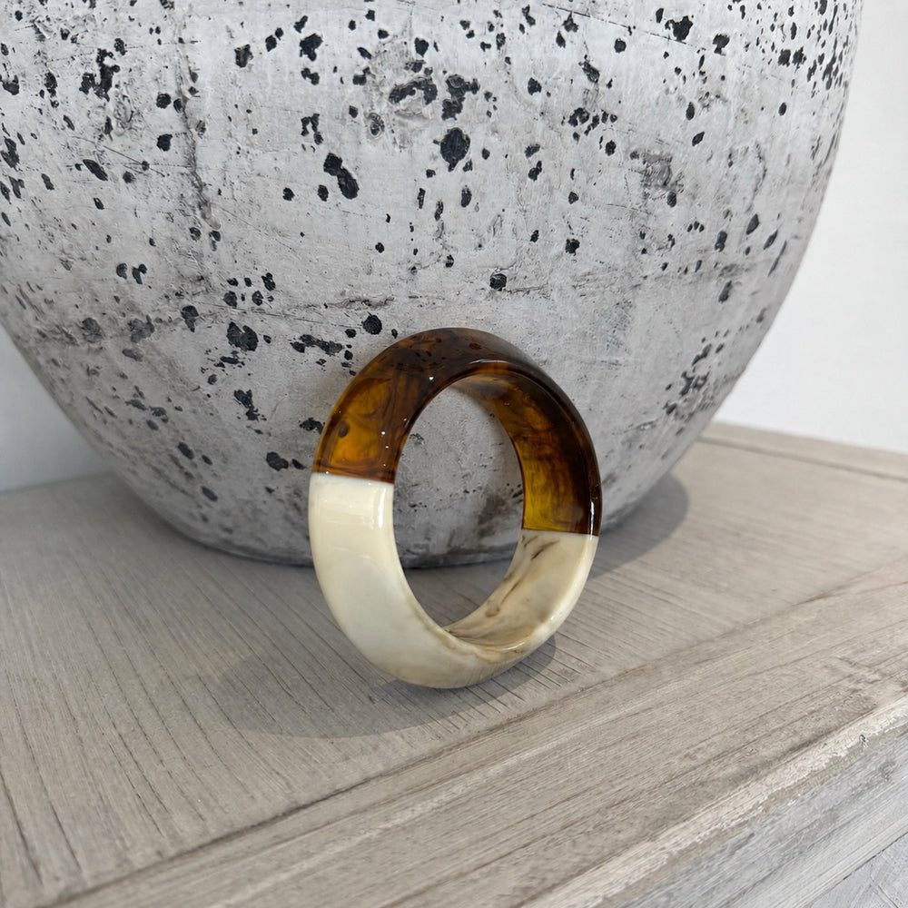 2 tone bangle - Blush Boutique Essex