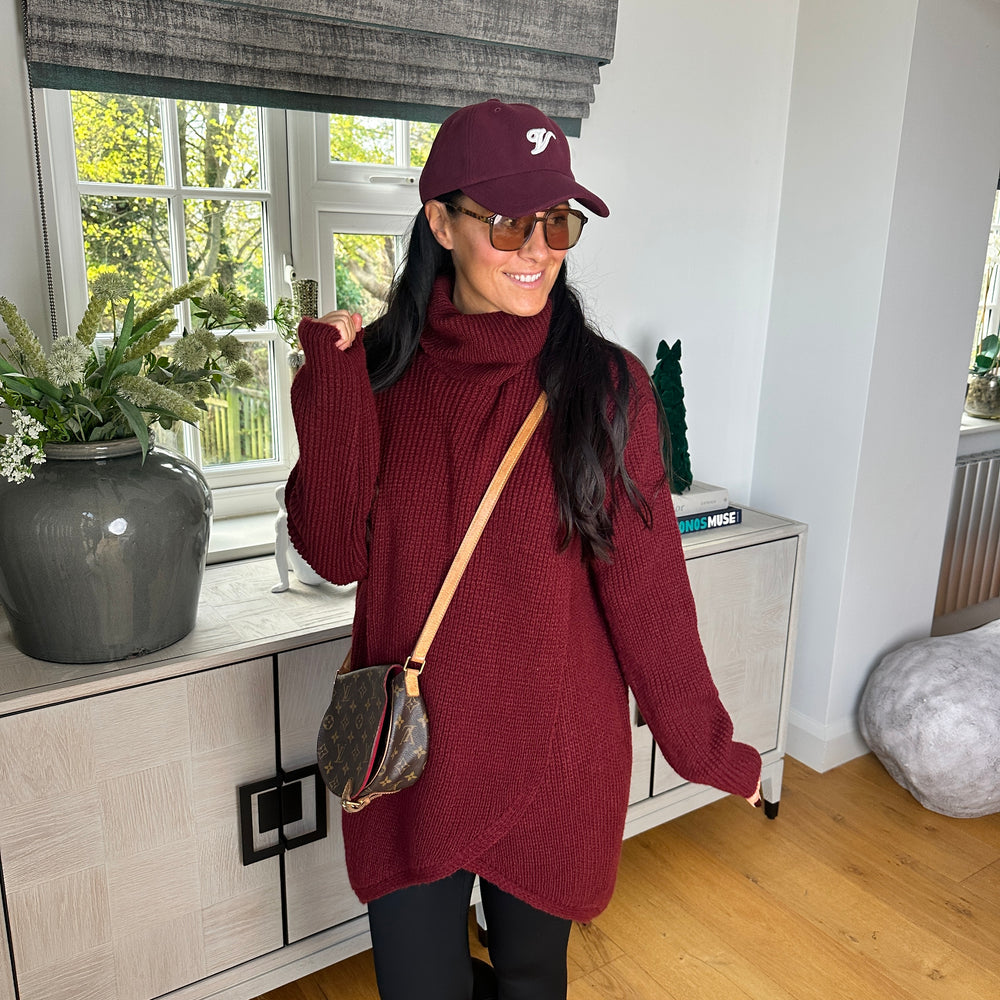 Barney Cross Over Knit Jumper