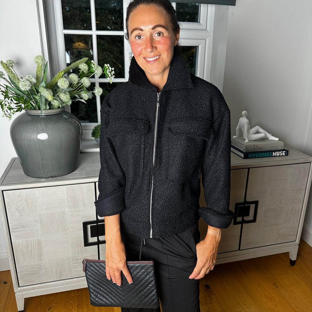 Bobbi Boucle Jacket - Blush Boutique Essex