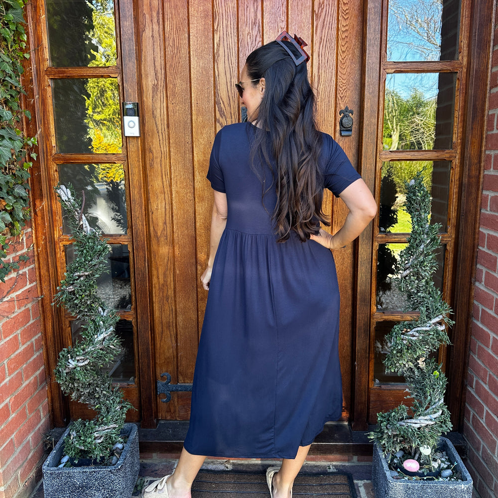Helena Jersey Dress - Blush Boutique Essex