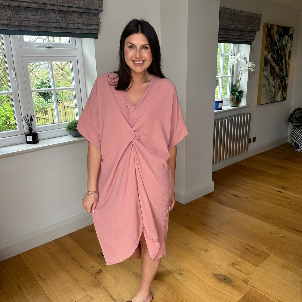 Tiffany Knot Dress - Blush Boutique Essex