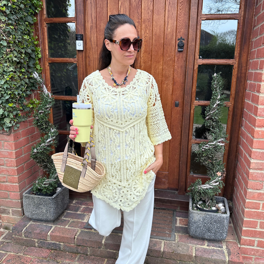 Roman Crochet Top - Blush Boutique Essex