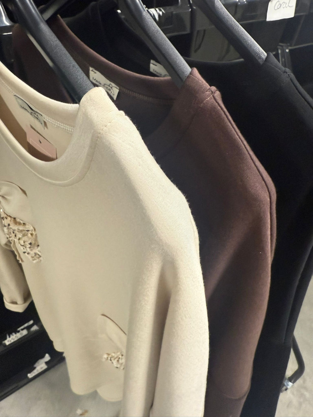 Gabby Bow Jumper - Blush Boutique Essex