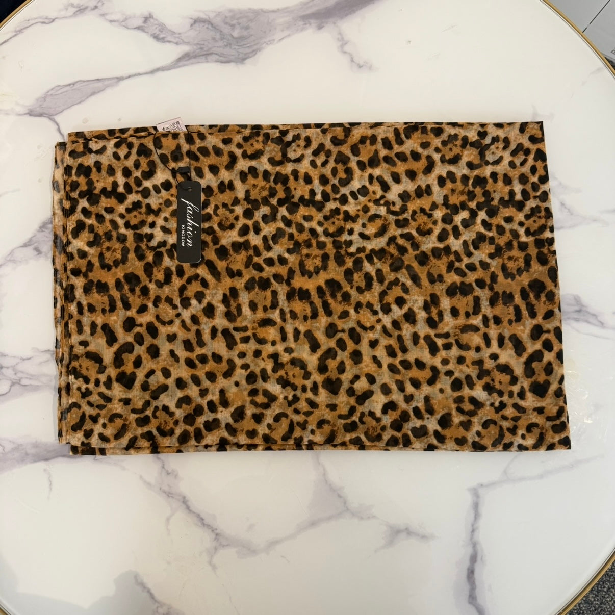 Leopard scarf