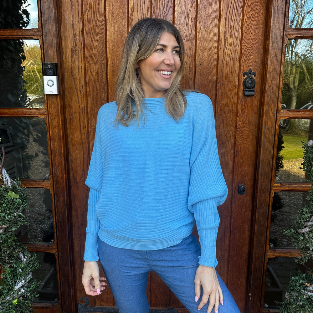 Sammie Ribbed Jumper - Blush Boutique Essex