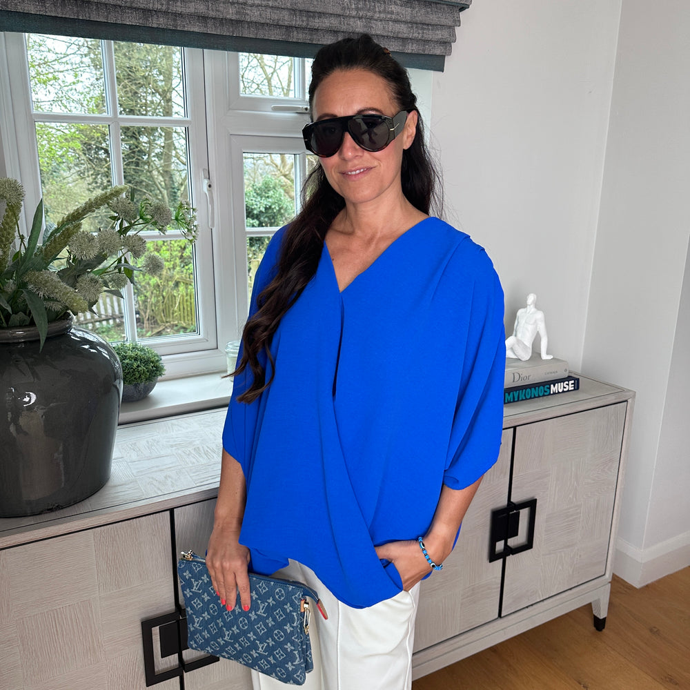 Stacey drape top - Blush Boutique Essex