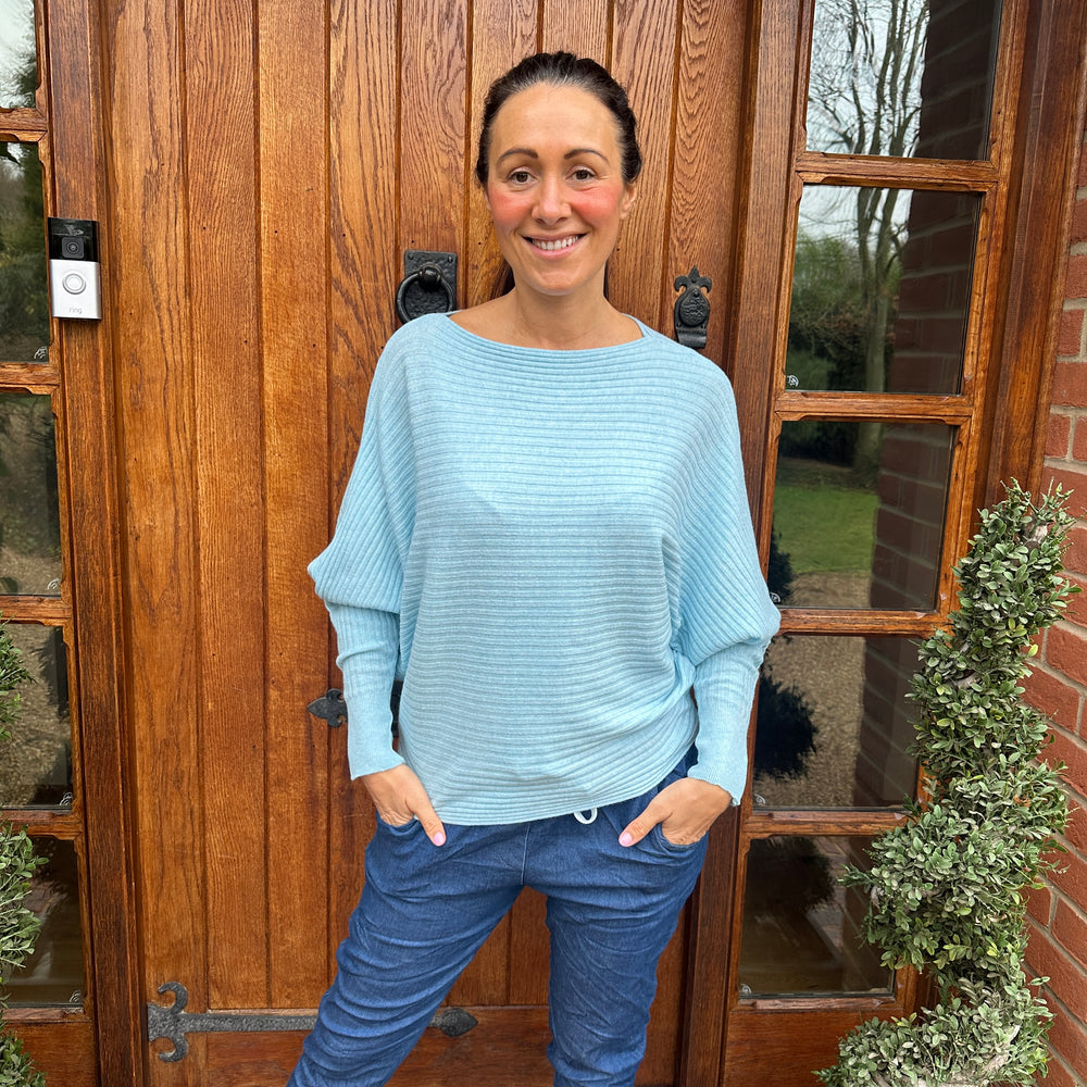 Sammie Ribbed Jumper - Blush Boutique Essex