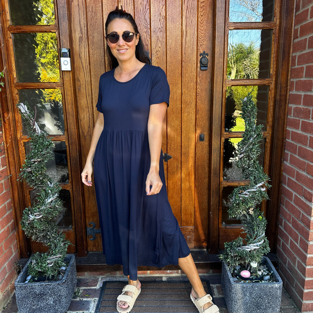 Helena Jersey Dress - Blush Boutique Essex
