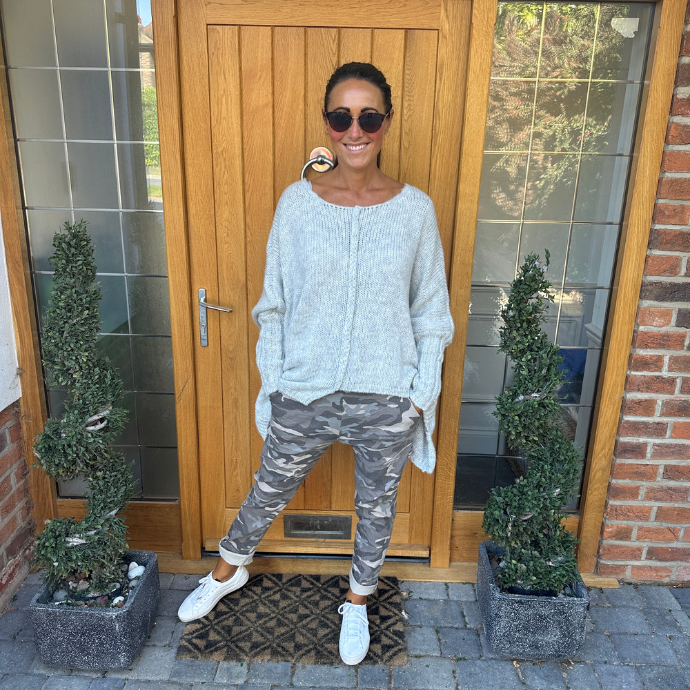 Carli Camo Magic Trousers - Blush Boutique Essex