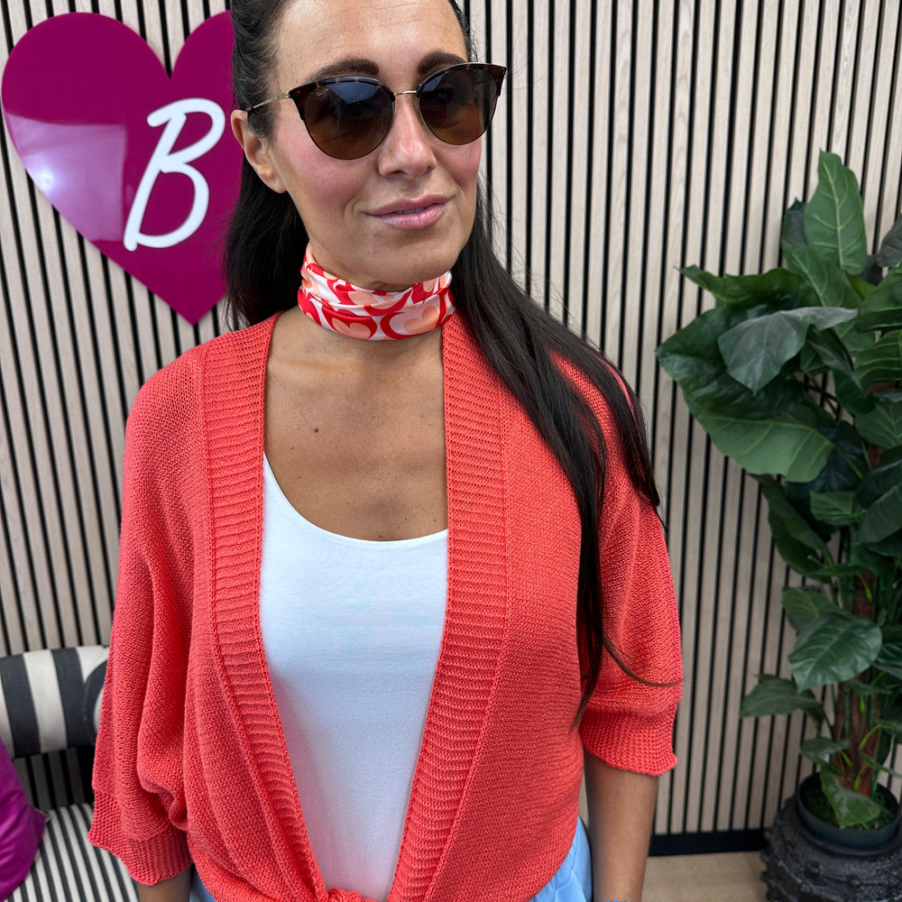 Taya Tie Cardigan - Blush Boutique Essex