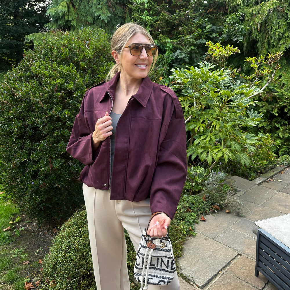 Cherry Bomber - Blush Boutique Essex