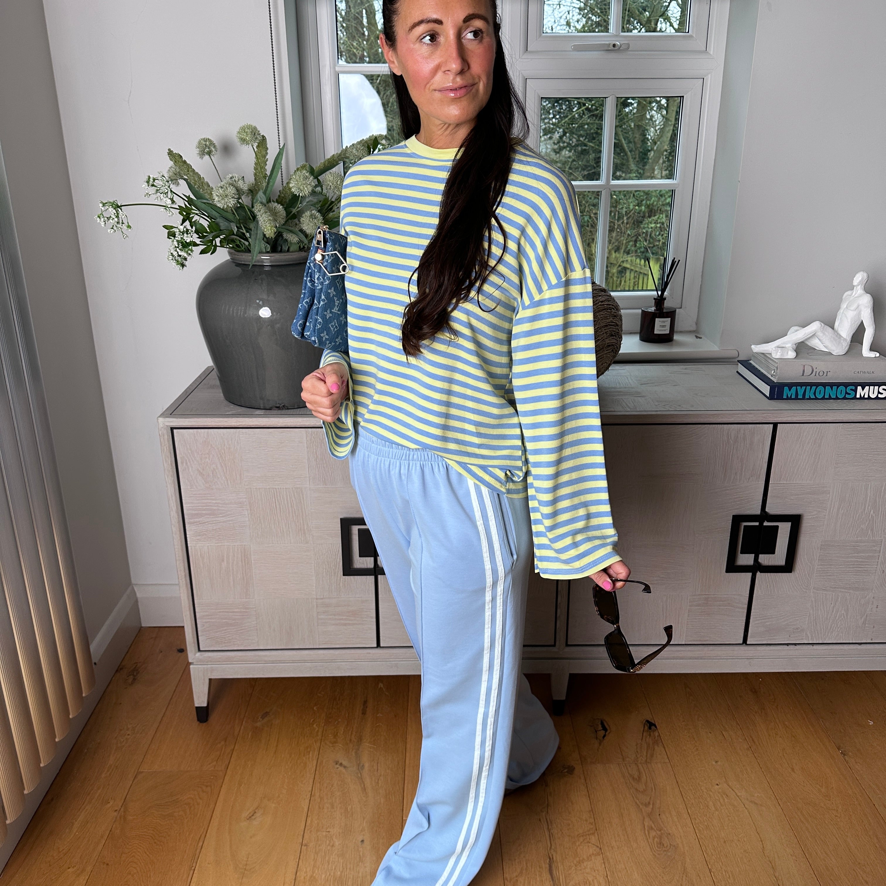 Dorris Stripe Slub Top