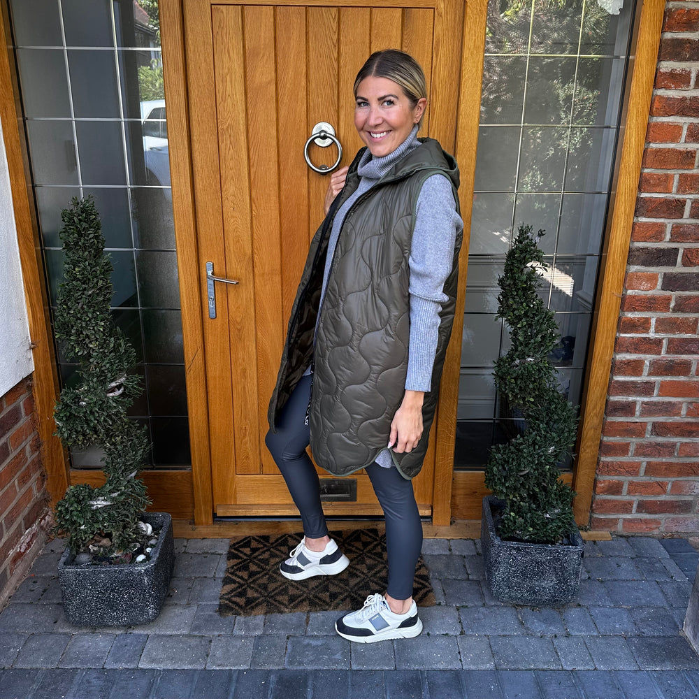 Love Quilted Body Warmer - Blush Boutique Essex