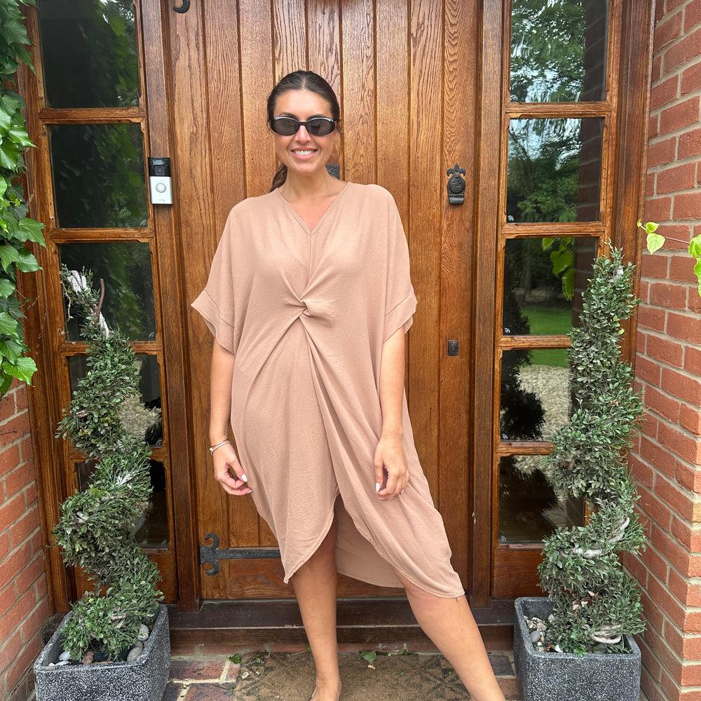Tiffany Knot Dress - Blush Boutique Essex