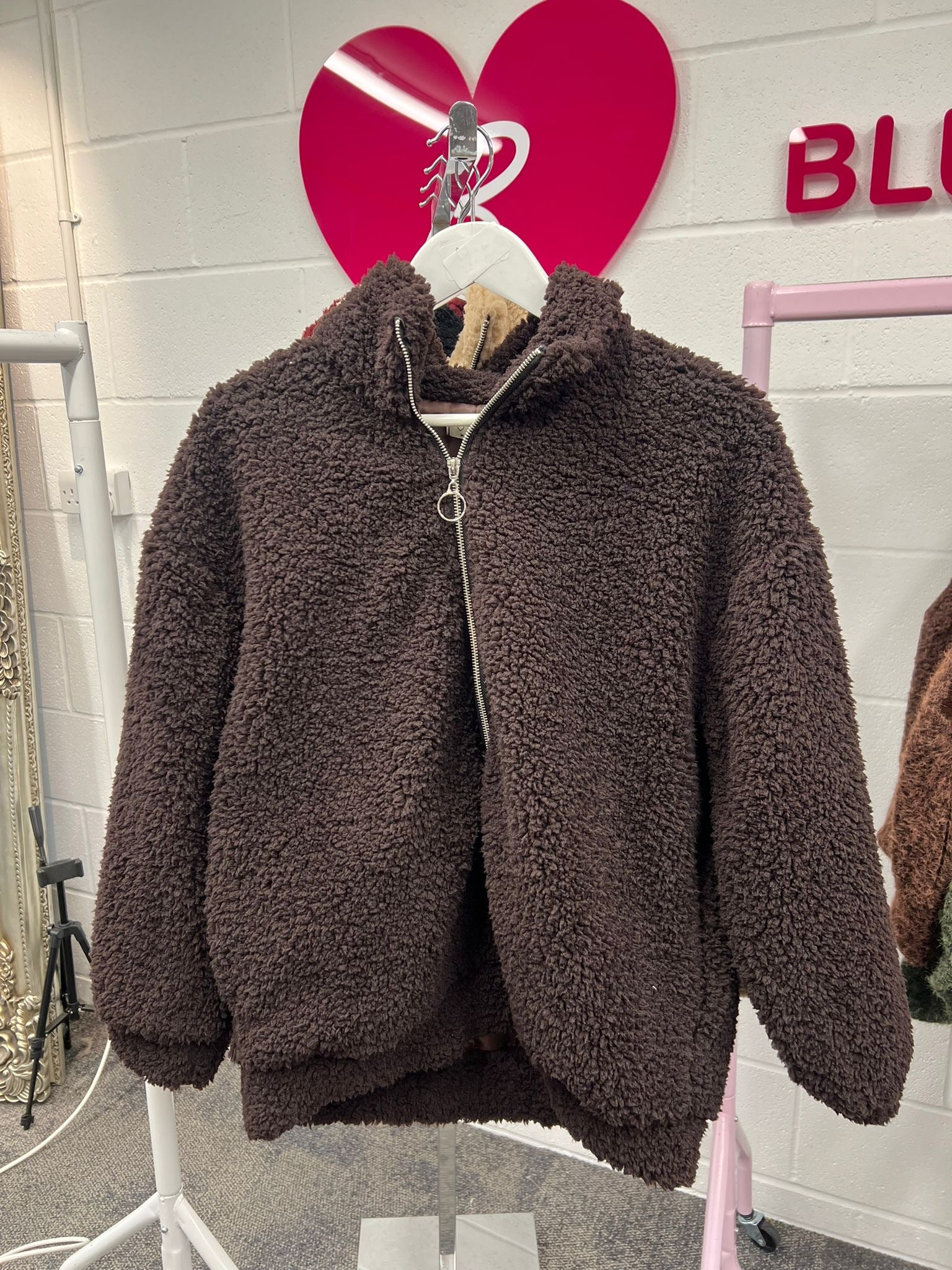 Ellie Teddy Bomber - Blush Boutique Essex