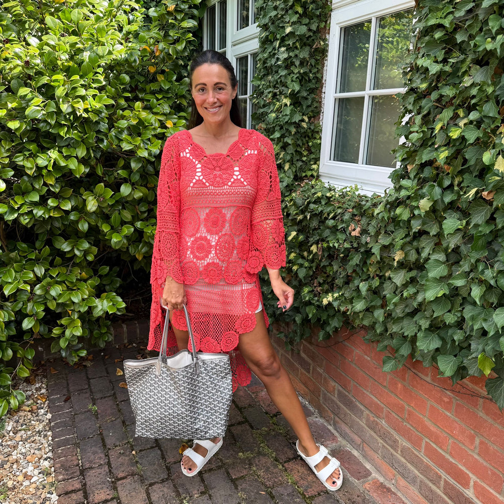 Kimmy Crochet Dress - Blush Boutique Essex