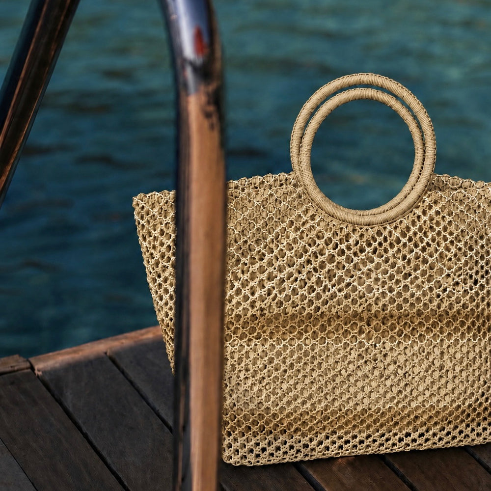 Capri raffia bag - Blush Boutique Essex