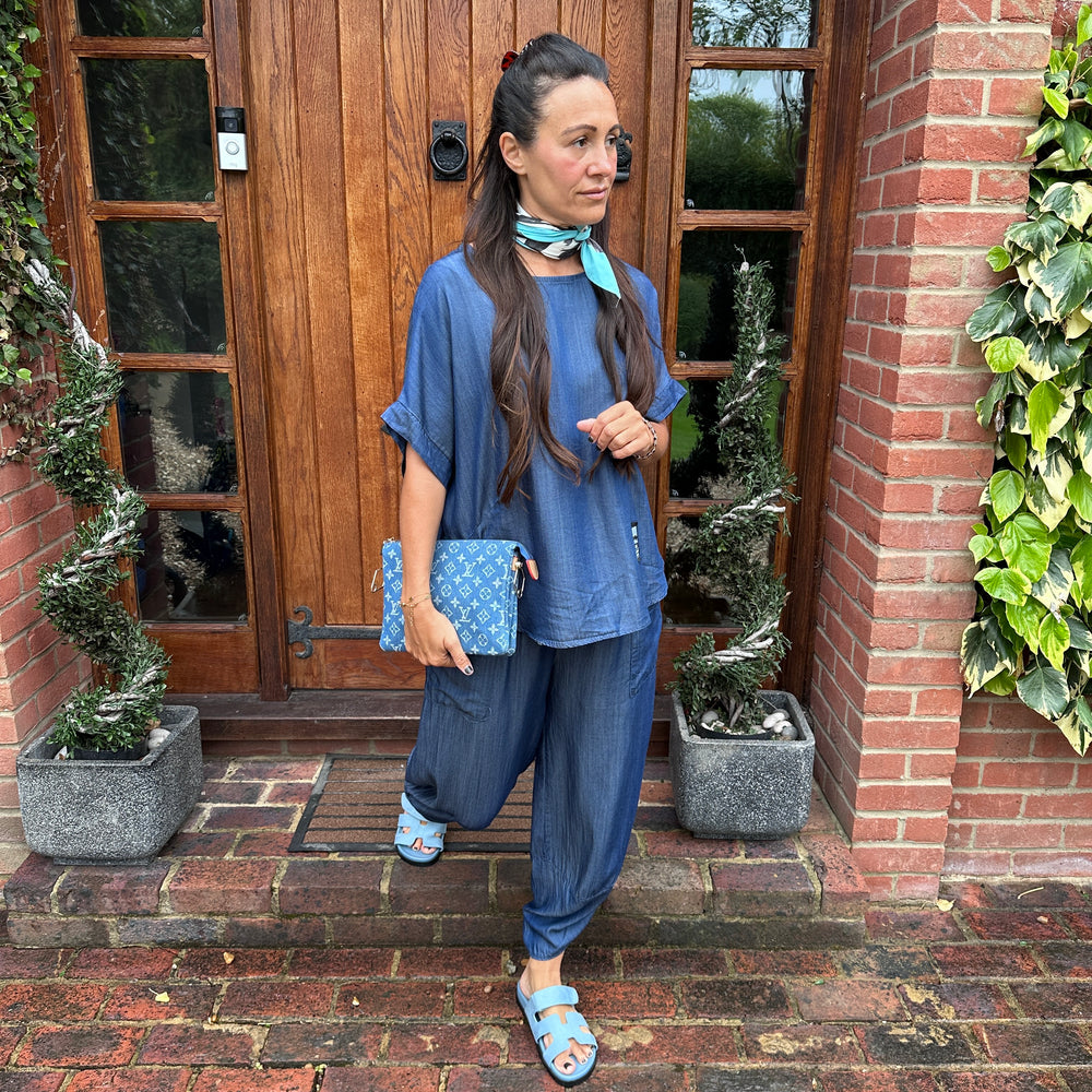 Lola Denim Co Ord - Blush Boutique Essex