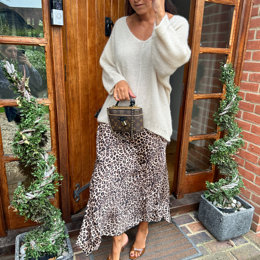 Tali Leopard Skirt