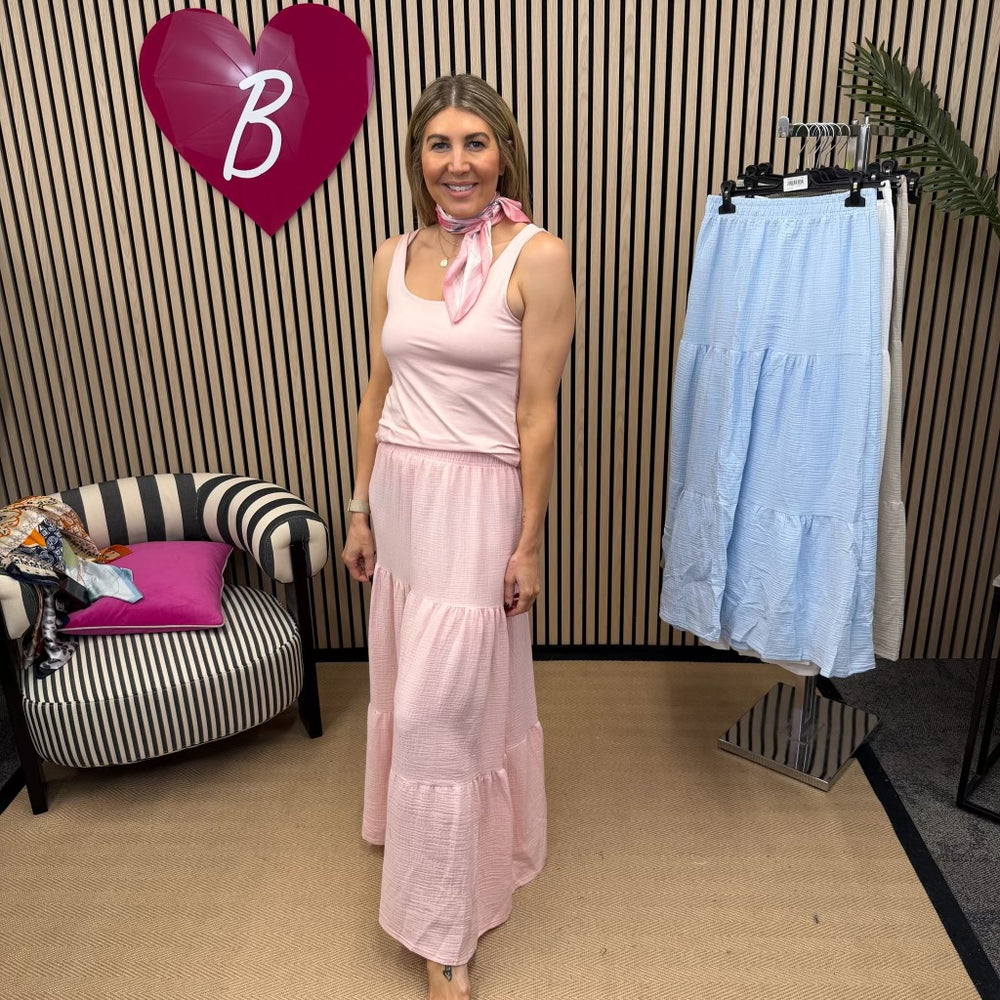 Francis Tiered skirt - Blush Boutique Essex