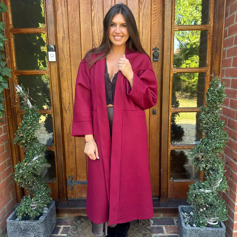 Frank Duster Coat - Blush Boutique Essex