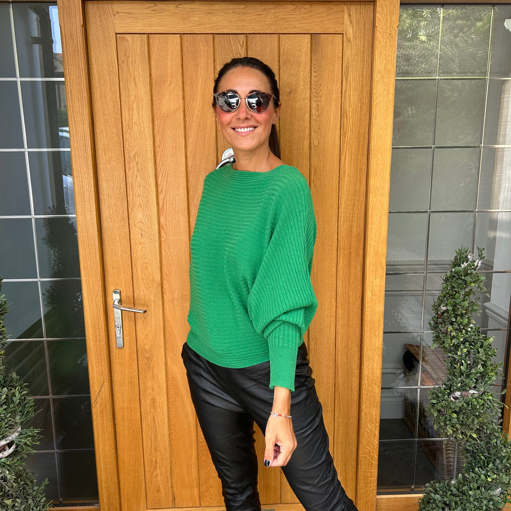 Sammie Ribbed Jumper - Blush Boutique Essex