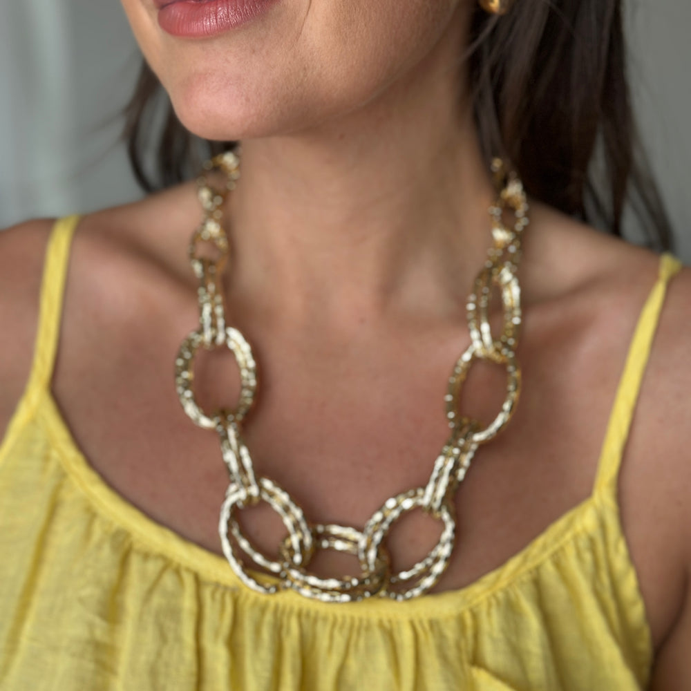 Statement Necklace Gold - Blush Boutique Essex