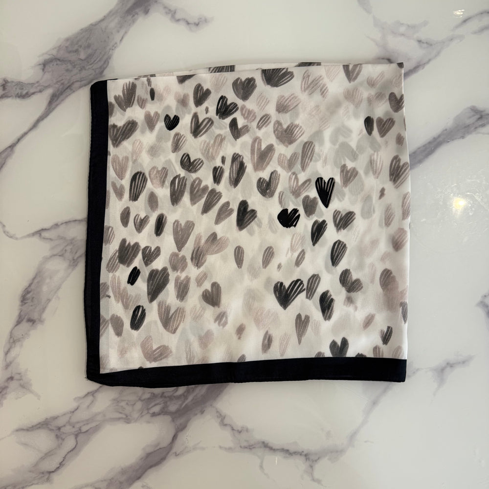 Elsie satin tie scarf - Blush Boutique Essex