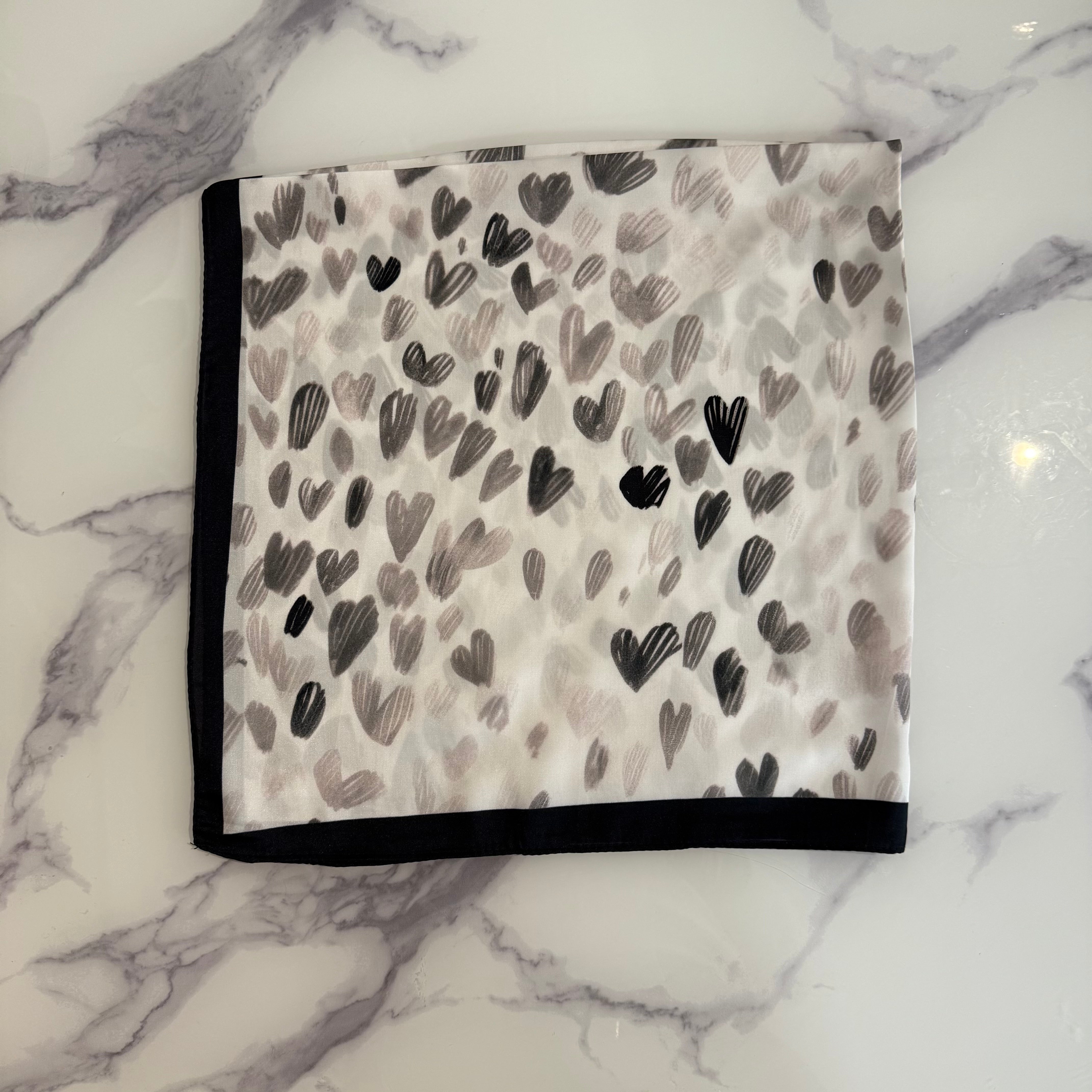 Elsie satin tie scarf - Blush Boutique Essex