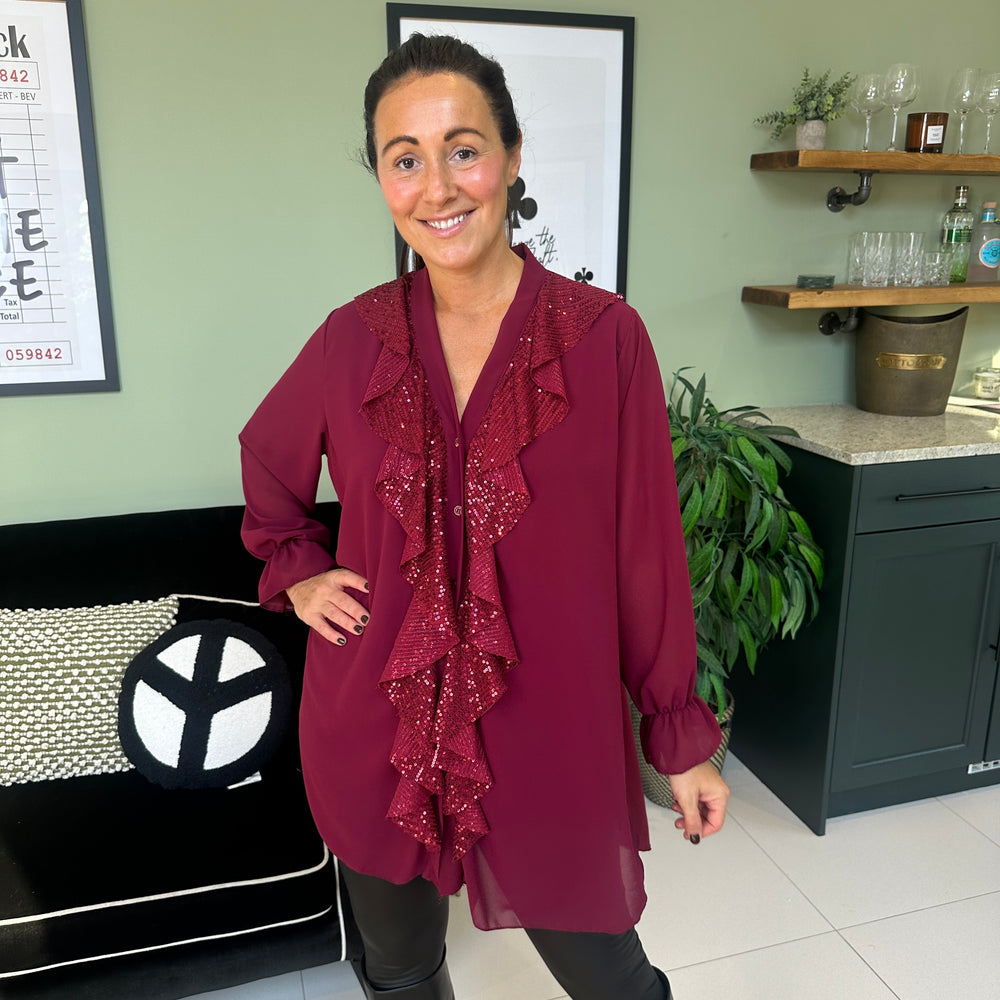 Festive Santiago Shirt - Blush Boutique Essex