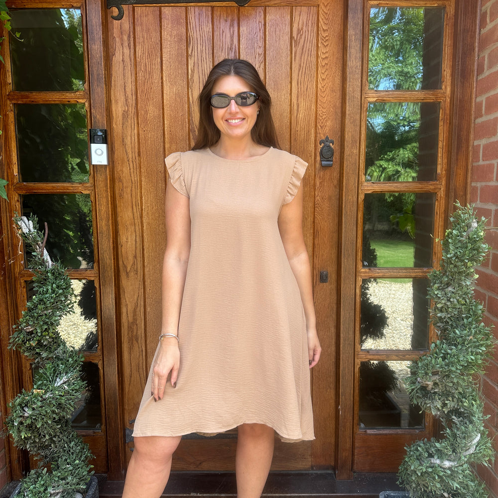 Bertie Button Dress - Blush Boutique Essex
