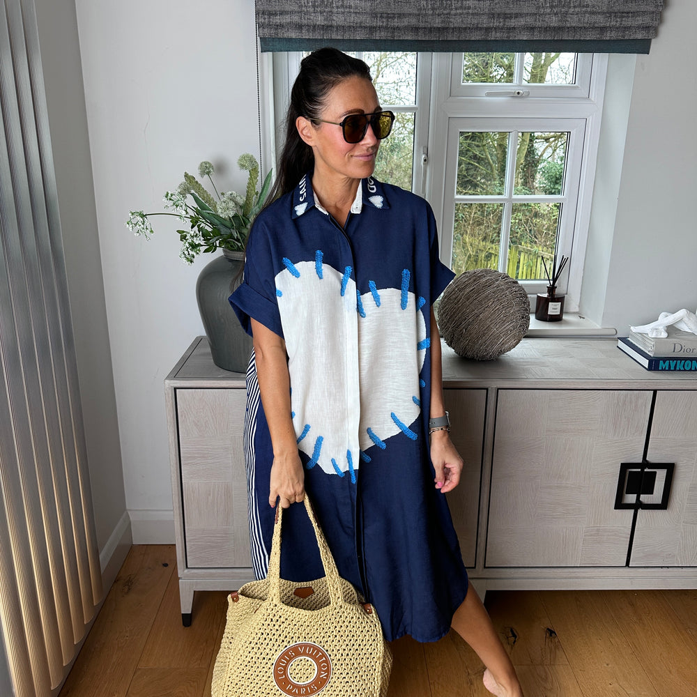 Lulu Shirt Dress - Blush Boutique Essex