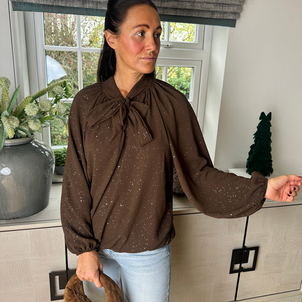 Celine Pussy Bow Shirt