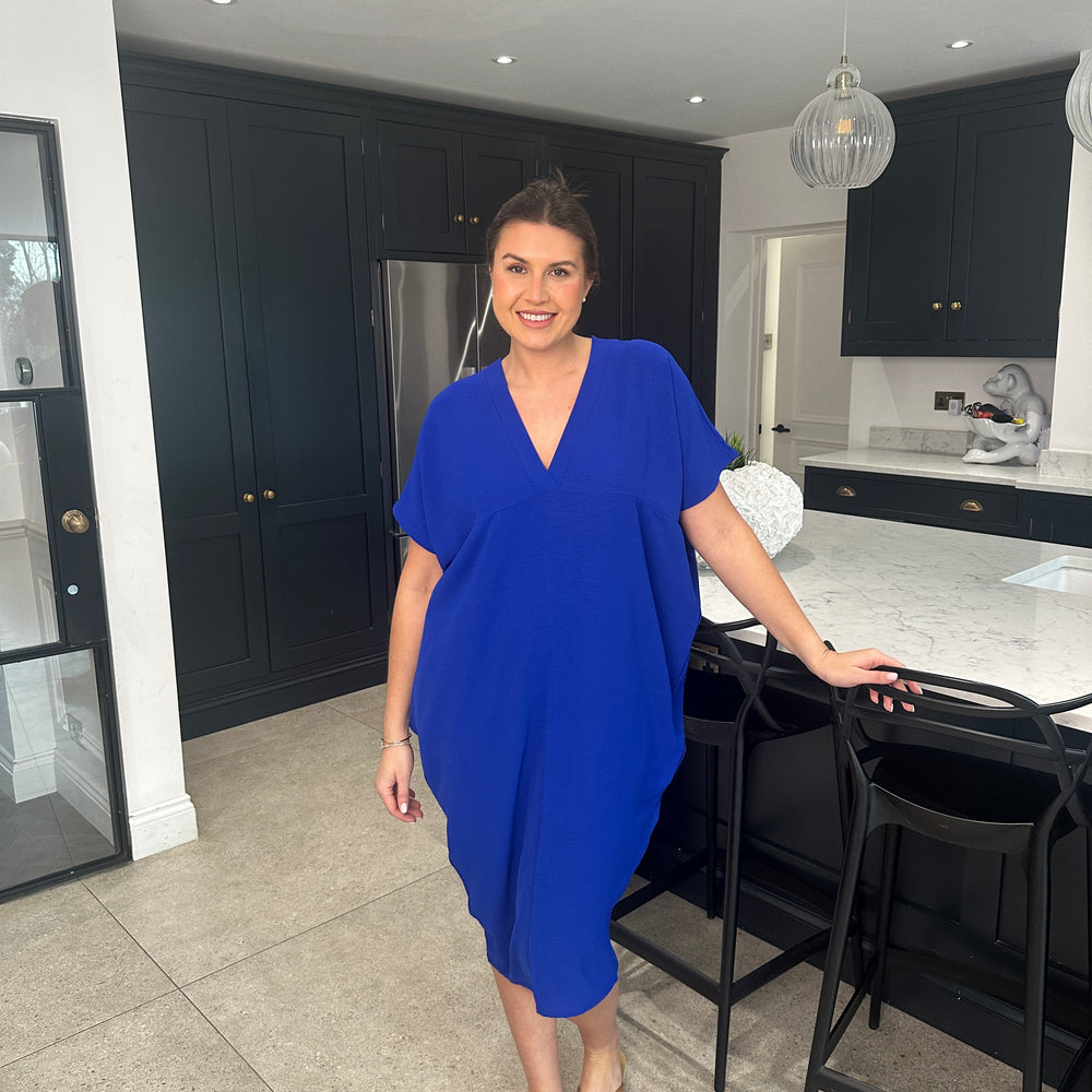 Faith V Neck Dress - Blush Boutique Essex