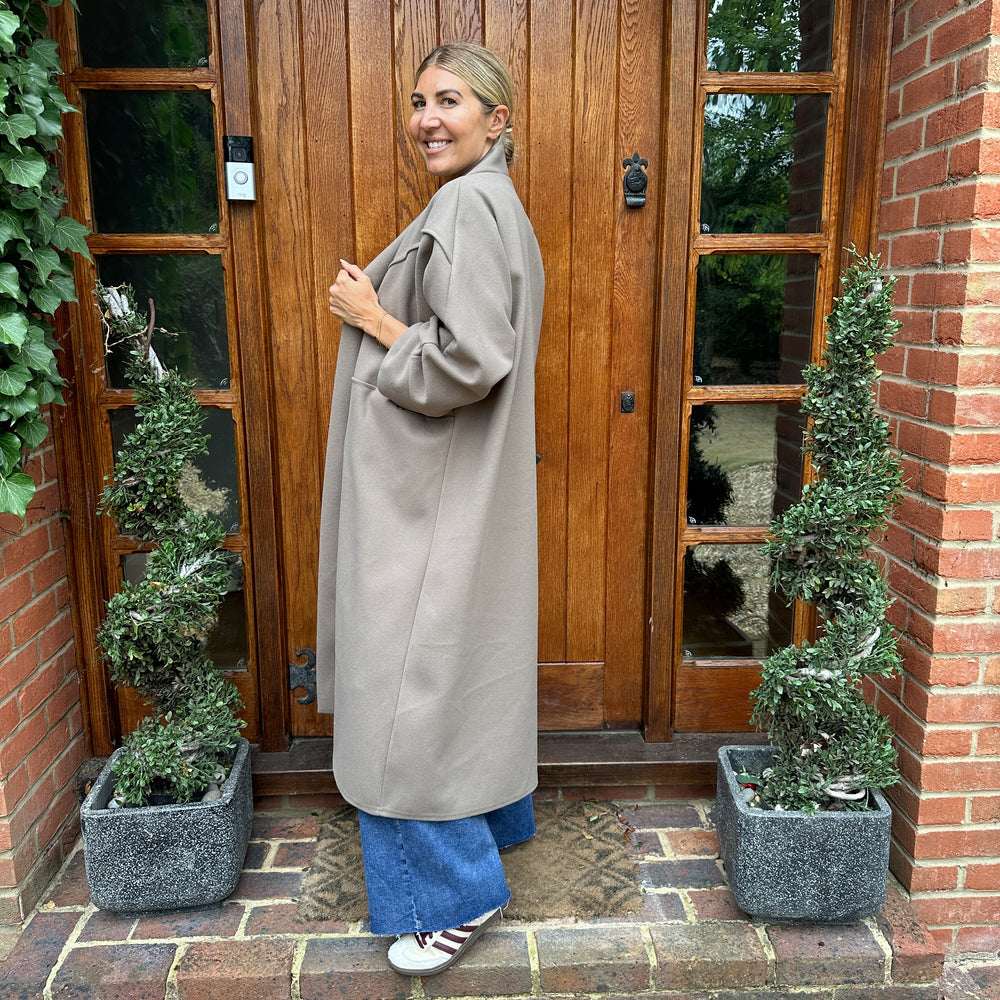 Frank Duster Coat - Blush Boutique Essex