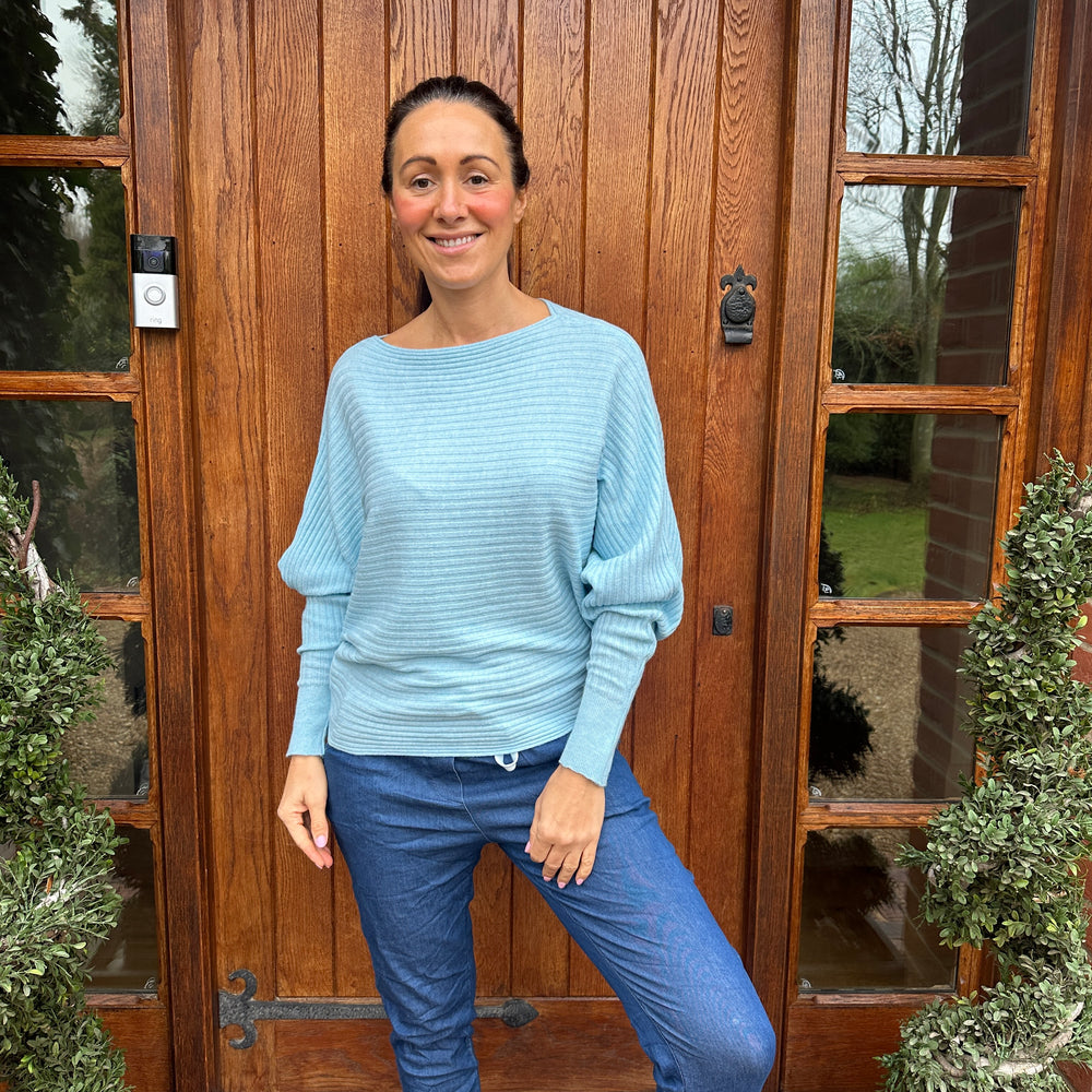 Sammie Ribbed Jumper - Blush Boutique Essex