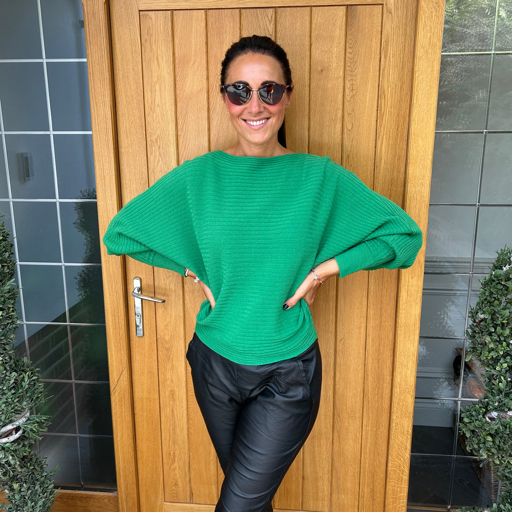 Sammie Ribbed Jumper - Blush Boutique Essex