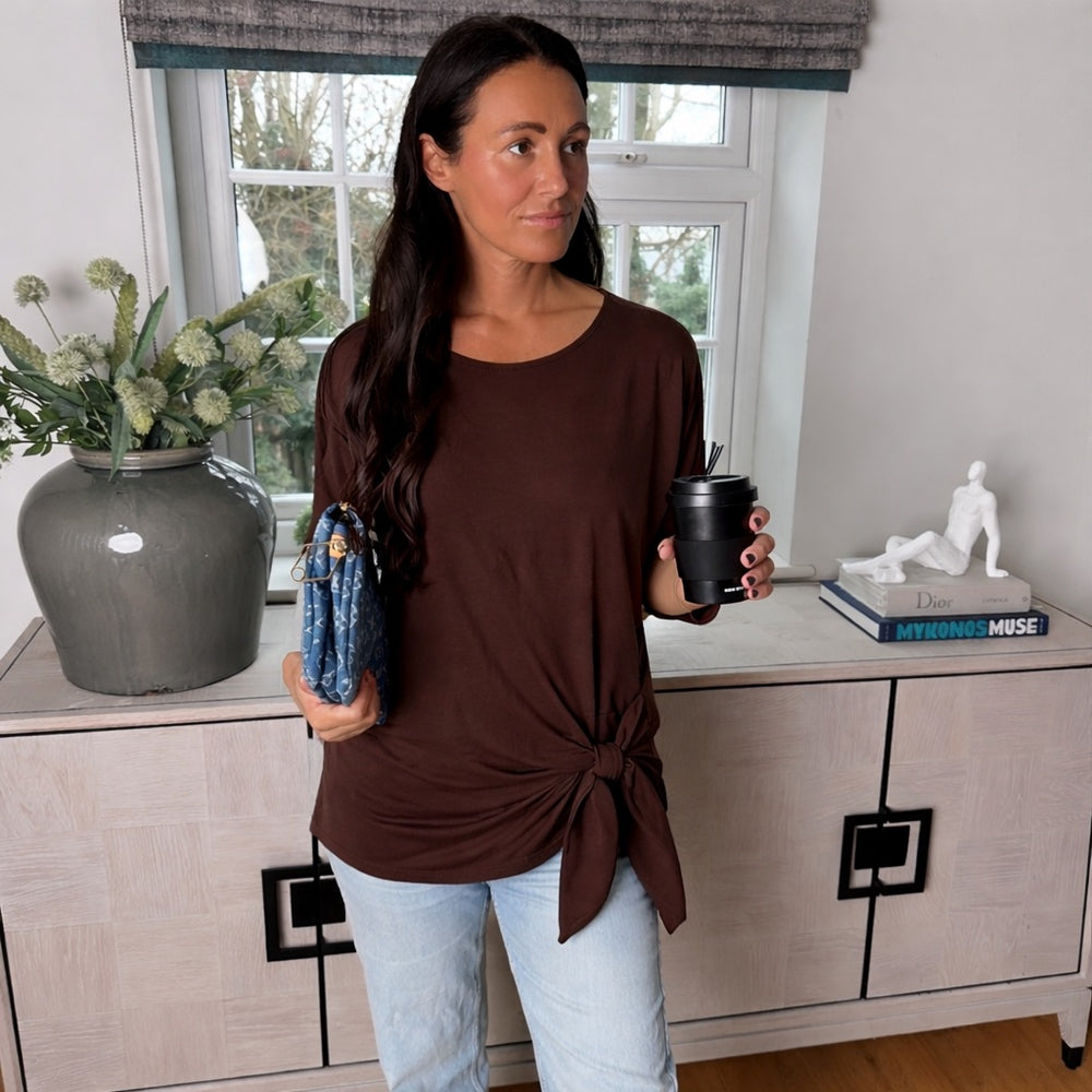 Haze Tie Top - Blush Boutique Essex