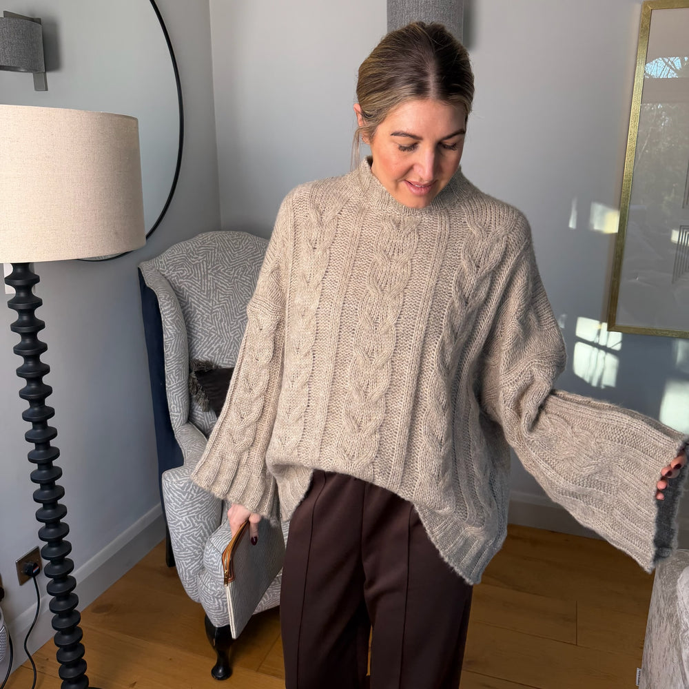 Bonnie Cable Knit Jumper