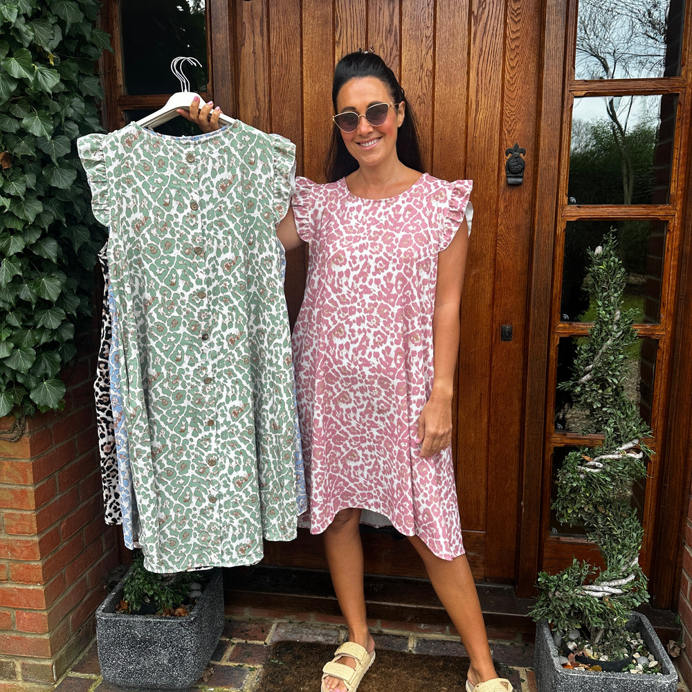 Rudi Leopard Dress - Blush Boutique Essex