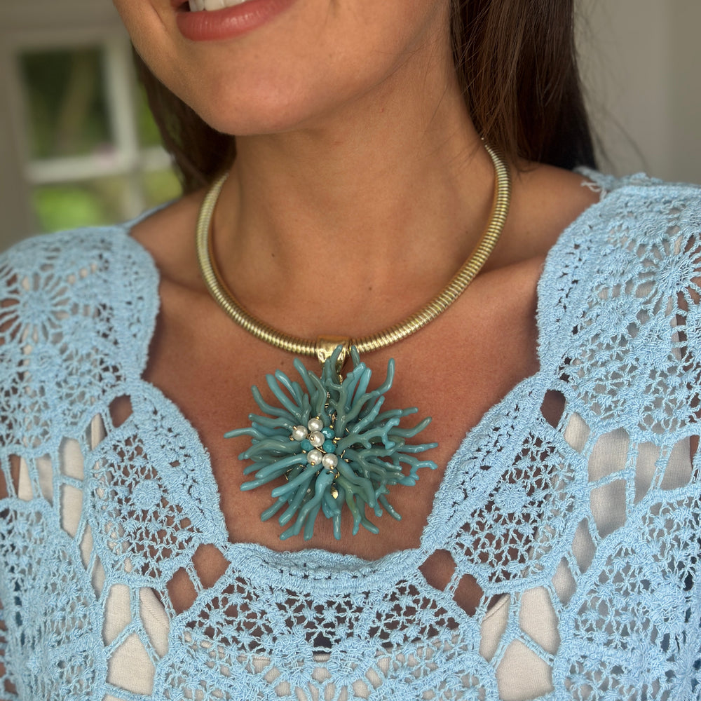 Coral Necklace - Blush Boutique Essex