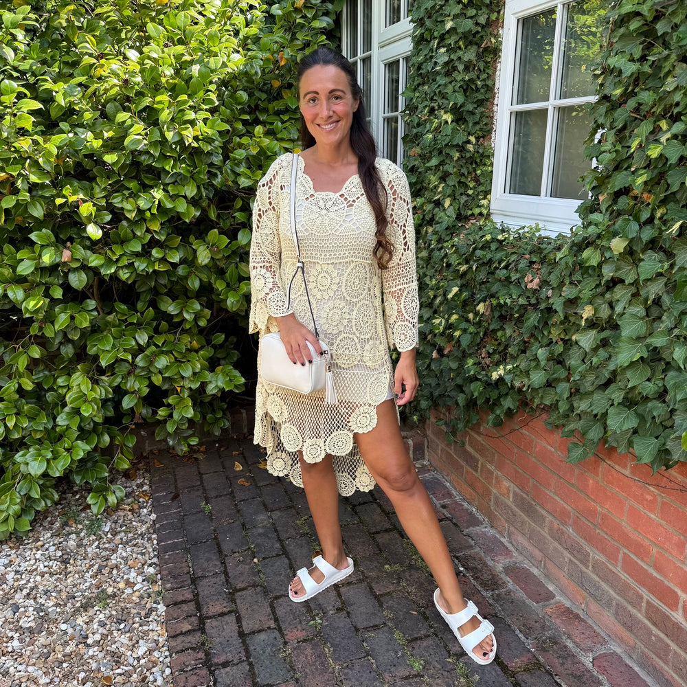 Kimmy Crochet Dress - Blush Boutique Essex