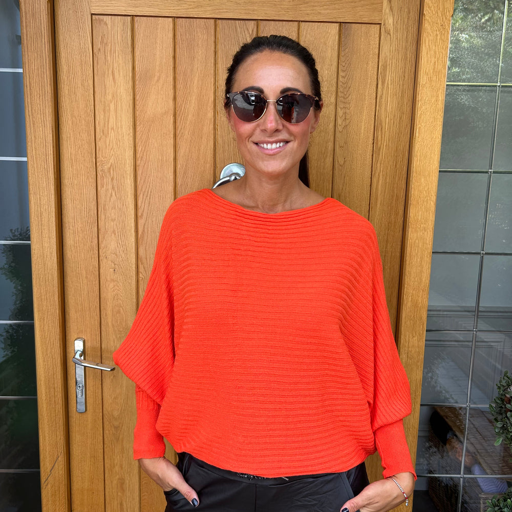 Sammie Ribbed Jumper - Blush Boutique Essex